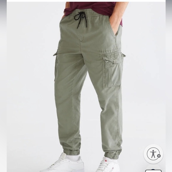 Aeropostale Other - Aeropostale twill cargo jogger olive green mens medium